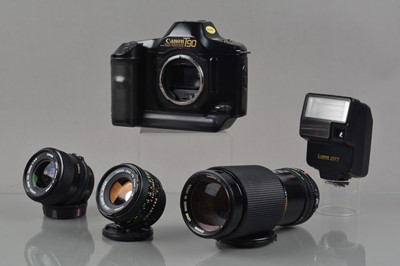 Lot 367 - Three Canon FD Lenses