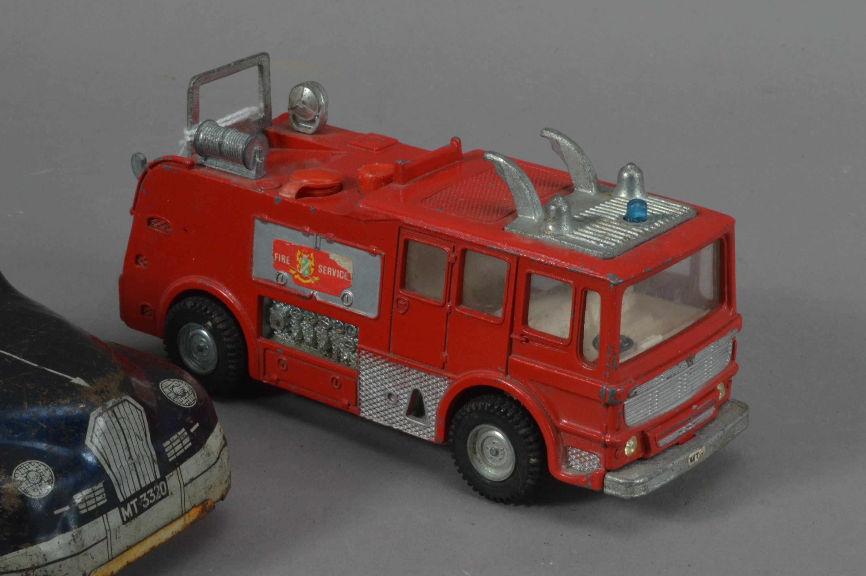 Lot 132 A mid 20th century tin plate toy police car,