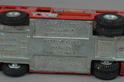 Lot 132 - A mid 20th century tin plate toy police car