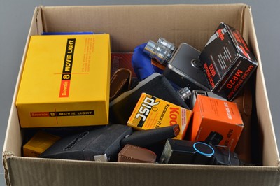 Lot 412 - A Box of Camera Related Items