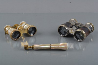 Lot 416 - Two Pairs of Opera Glasses