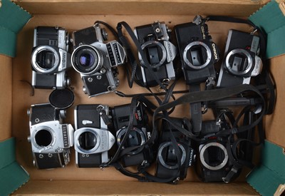 Lot 422 - A Tray of SLR Camera Bodies