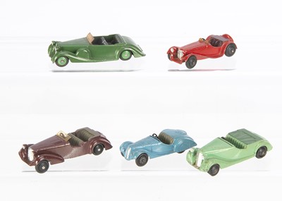 Lot 6 - 38 Series Dinky Toy Touring Cars