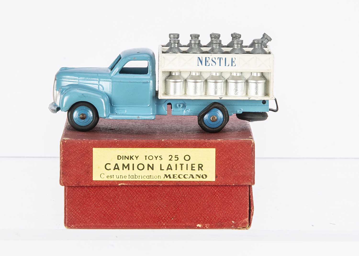 Lot 40 - A French Dinky Toys 25-O Studebaker Milk Truck