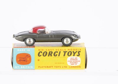 Lot 51 - A Corgi Toys 307 E Type Jaguar