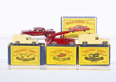 Lot 59 - Matchbox Lesney 1-75 Series Emergency Service Vehicles