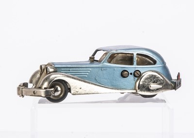 Lot 80 - A 1930s Louis Roussy Pre Slot Bugatti Style Electric Racing Car
