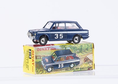 Lot 106 - A Dinky Toys 214 Hillman Imp Rally Car