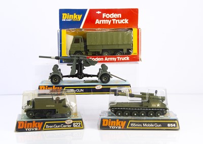 Lot 133 - 1970's Military Dinky Toys
