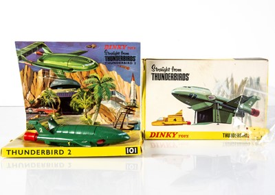Lot 171 - A Dinky Toys 101 Thunderbirds 2 & 4