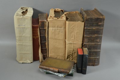 Lot 156 - A collection of bibles