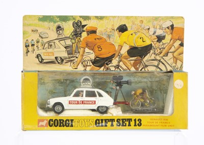 Lot 199 - A Corgi Toys Gift Set 13 Tour de France Paramount Film Unit
