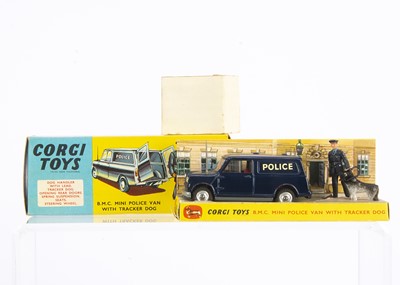 Lot 202 - A Corgi Toys 448 B.M.C Mini Police Van With Tracker Dog