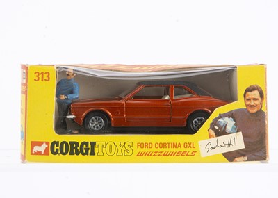 Lot 211 - A Corgi Toys 313 Graham Hill's Ford Cortina GXL