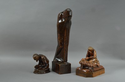 Lot 158 - Three carved German religious sculptures