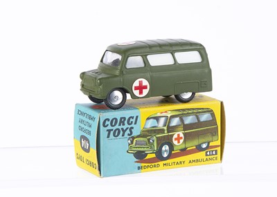 Lot 214 - A Corgi Toys 414 Bedford Military Ambulance