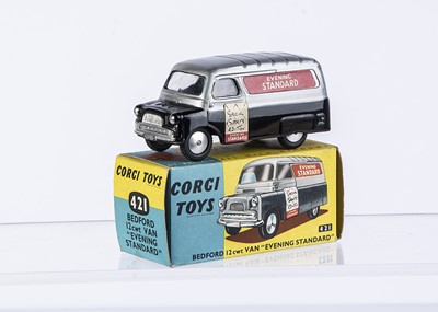 Lot 216 - A Corgi Toys 421 Bedford 12 cwt 'Evening Standard' Van