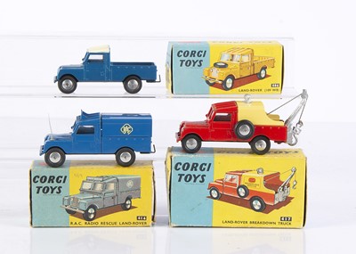 Lot 232 - Corgi Toys Land Rovers