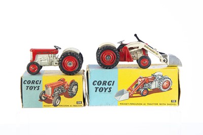 Lot 238 - Corgi Toys Massey-Ferguson Tractors