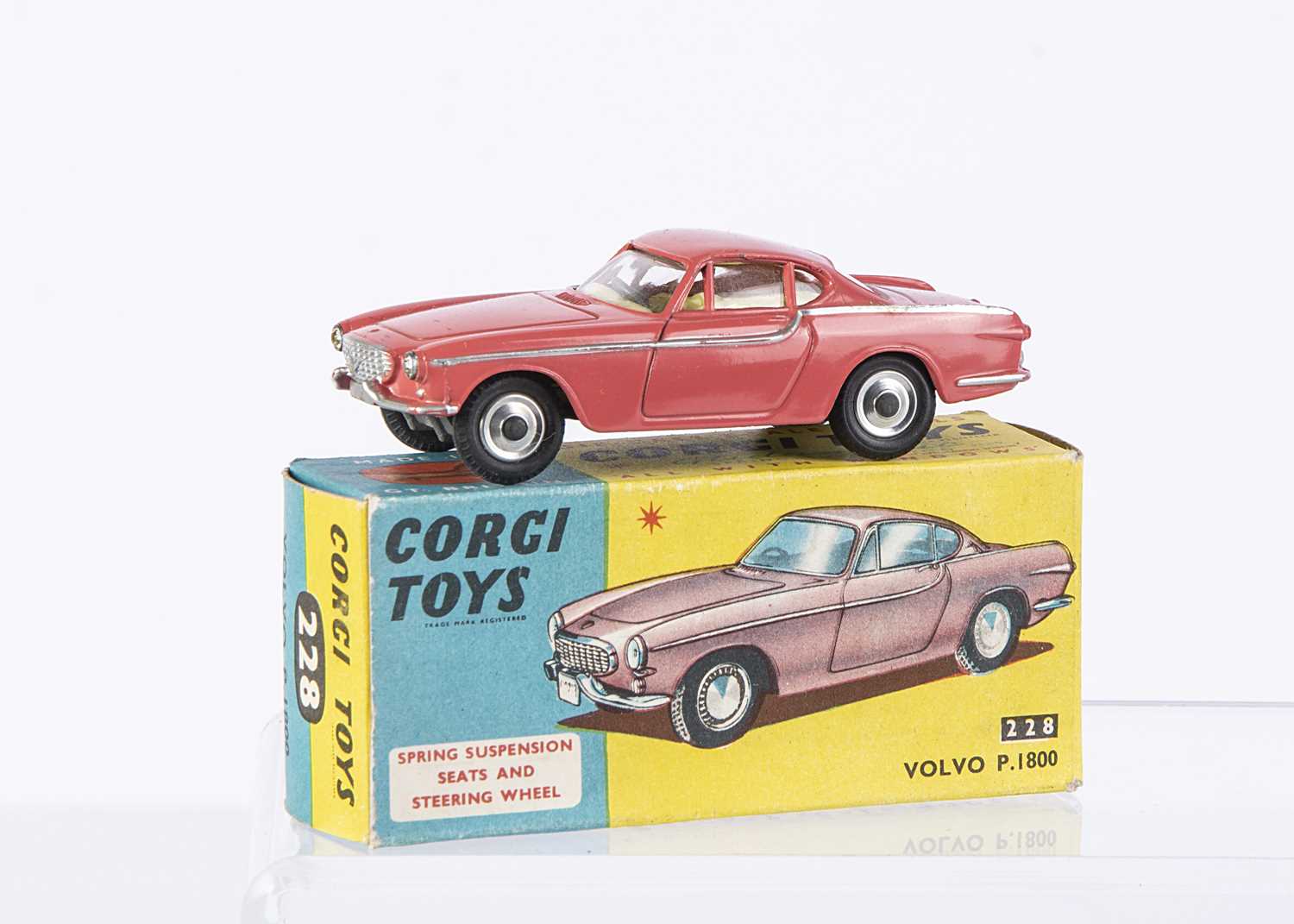 Lot 248 - A Corgi Toys 228 Volvo P.1800