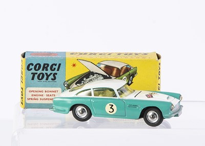 Lot 252 - A Corgi Toys 309 Aston Martin DB4 Competition Model