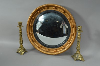 Lot 161 - A 20th century convex mirror