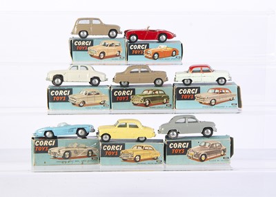 Lot 254 - 1950's Corgi Toy Cars
