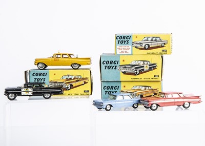 Lot 256 - Chevrolet Cars by Corgi Toys