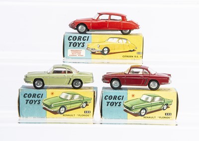 Lot 260 - French Cars by Corgi Toys