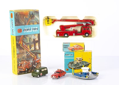 Lot 270 - Corgi Major Toys 1127 Simon Snorkel Fire Engine