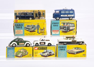 Lot 273 - Corgi Toys Police Vehicles