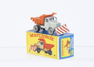 Lot 299 - A Boxed Matchbox Lesney 1-75 Regular Wheel 16c Scammell Mountaineer Snow Plough