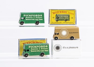 Lot 302 - Two Boxed Matchbox Lesney 1-75 Series 46b Pickford's Removal Van Models