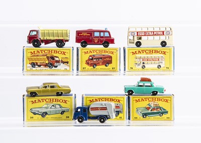 Lot 309 - Six Boxed Models From The Matchbox Lesney 1-75 Regular Wheel Range