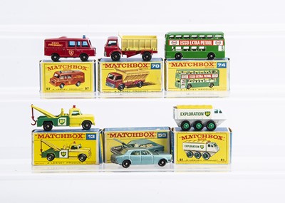 Lot 310 - Six Boxed Models From The Matchbox Lesney 1-75 Regular Wheel Range