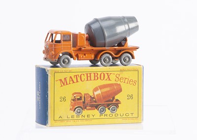 Lot 321 - A Scarce Boxed Matchbox Lesney 26b Foden Cement Lorry