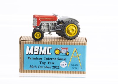 Lot 334 - A Boxed White Metal Copy Of The Tri-ang Spot-On 137 Massey Ferguson Tractor