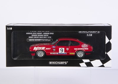 Lot 374 - Minichamps 1:18 Ford Capri 3.0 Gordon Spice Racing BSCC 1978