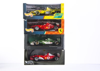 Lot 378 - Hot Wheels 1:18 Formula 1 Racing Cars