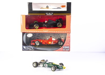 Lot 390 - HotWheels, Paul's Model Art & Quartzo 1:18 Formula 1 Racing Cars