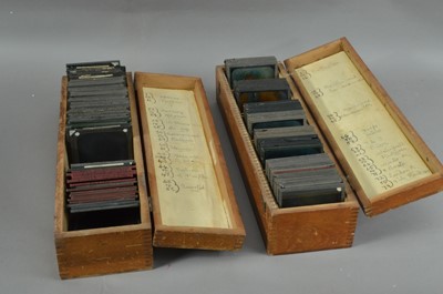 Lot 172 - A large collection of glass slides