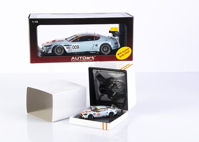 Lot 394 - AutoArt 1:18 Aston Martin DBR9 Le Mans 2008