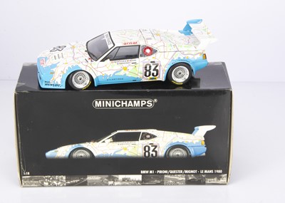 Lot 397 - Minichamps 1:18 BMW M1 Procar 'Carte de France' (Pironi/Quester/Mignot) 24h Le Mans 1980