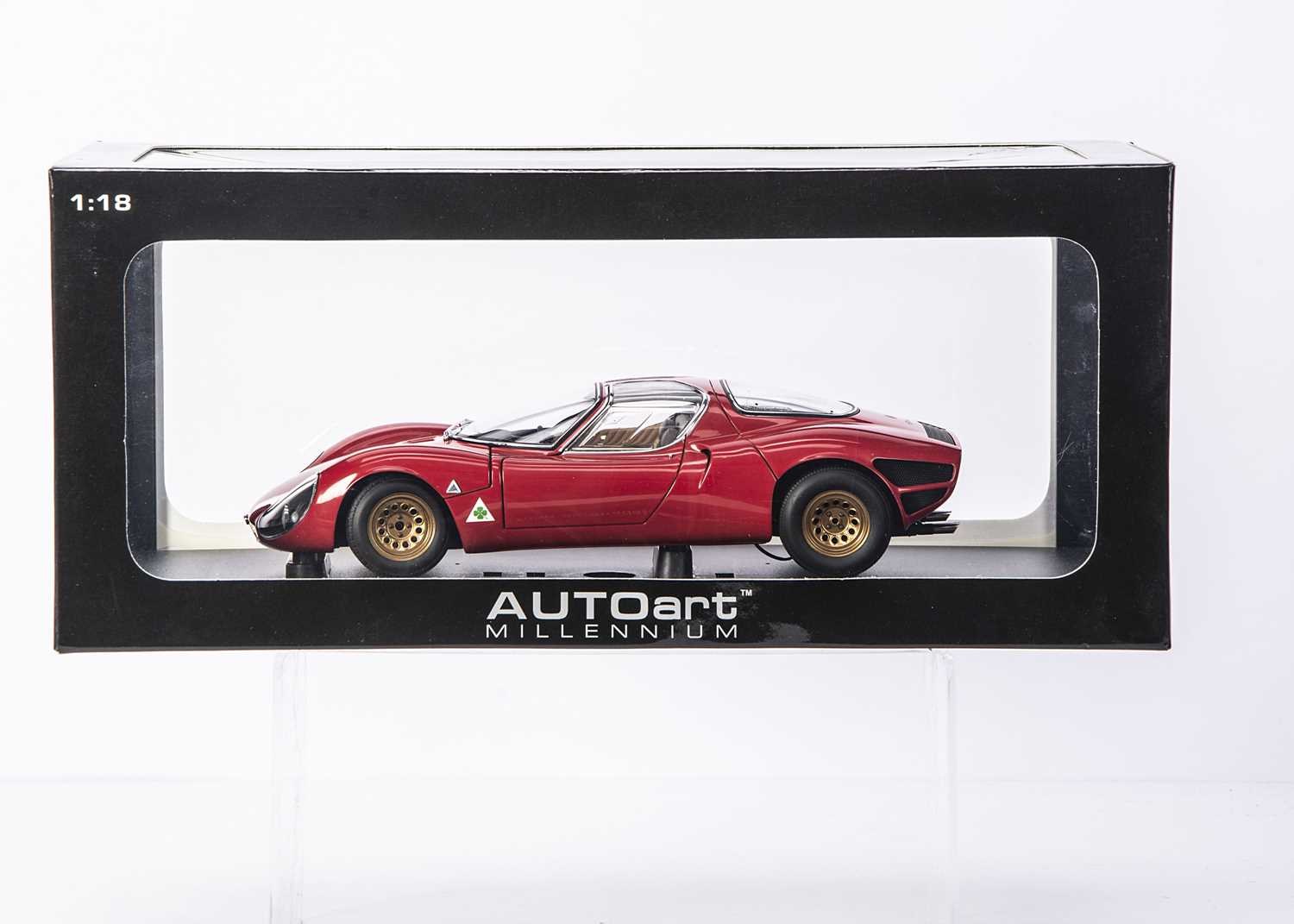 Lot 416 - AutoArt Millennium 1:18 Alfa Romeo 33