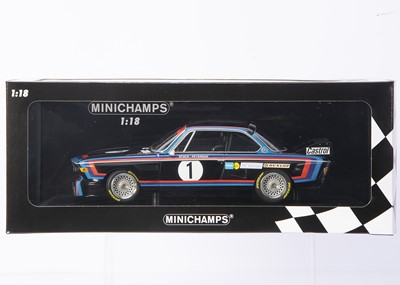 Lot 419 - Minichamps 1:18 BMW 3.0 CSL BMW Motorsport Hans-Joachim/Stuck Winner Norisring Trophy 1974