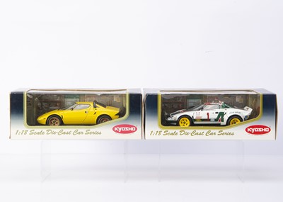 Lot 433 - Kyosho 1:18 Lancia Stratos Models