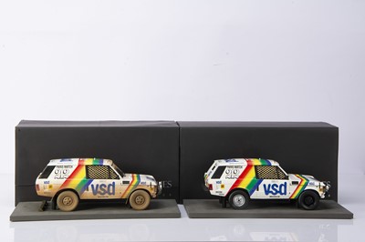 Lot 443 - Top Marques 1:18 Range Rover VSD 1981 Paris Dakar Winner