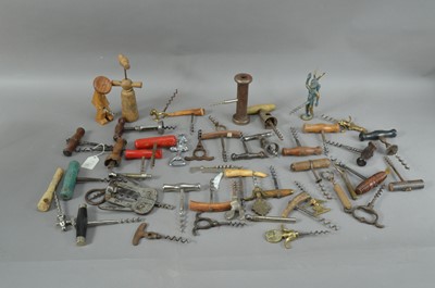 Lot 179 - A large collection of 19th century and later corckscrews