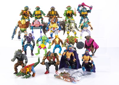 Lot 486 - 1980s-90s Playmates TMNT Action Figures