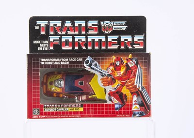 Lot 492 - Vintage Hasbro Transformers G1 Autobot Hot Rod